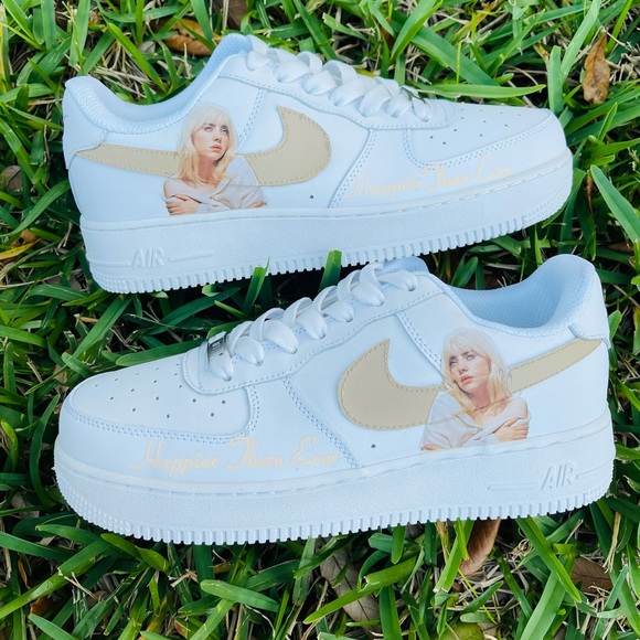 custom billie eilish air forces